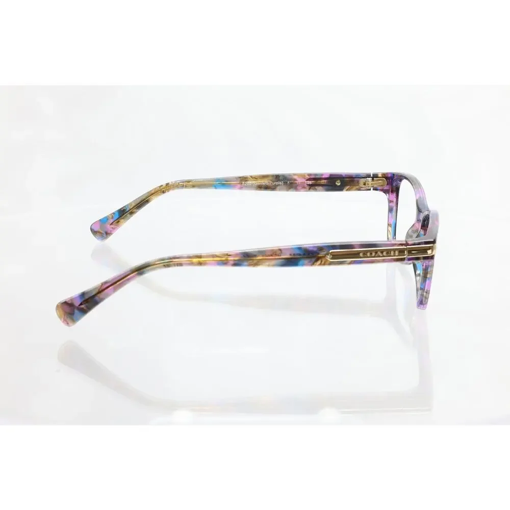 Coach HC 6065 5288 (Confetti purple) 17-135mm Eyeglasses FRAMES ONLY - FAIR